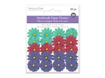 Bold Paper Flowers, 20 pieces
